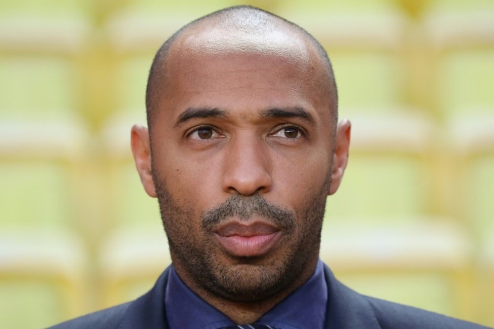 Thierry Henry was unveiled as Monaco's new manager. AFP