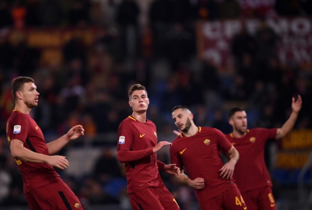 A Roma empatou em 1-1 na receção ao Sassuolo. AFP