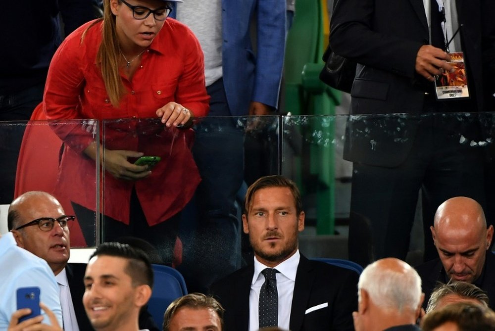 L'ancien joueur vedette de l'AS Rome Francesco Totti. AFP