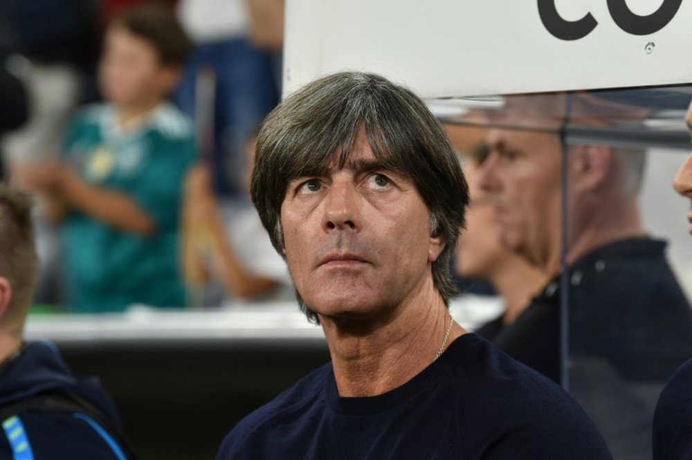Löw won the 2014 Brazil World Cup with Germany. AFP