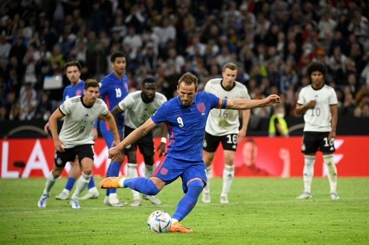 Kane marcó el definitivo 1-1. AFP