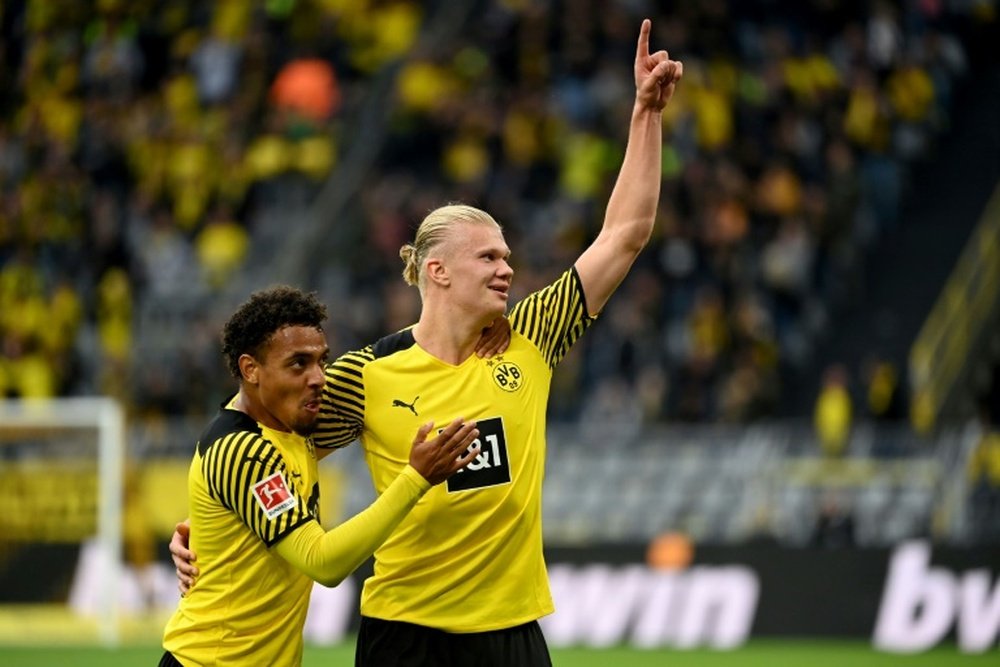 Tuchel ve compatibles a Haaland y a Lukaku. AFP