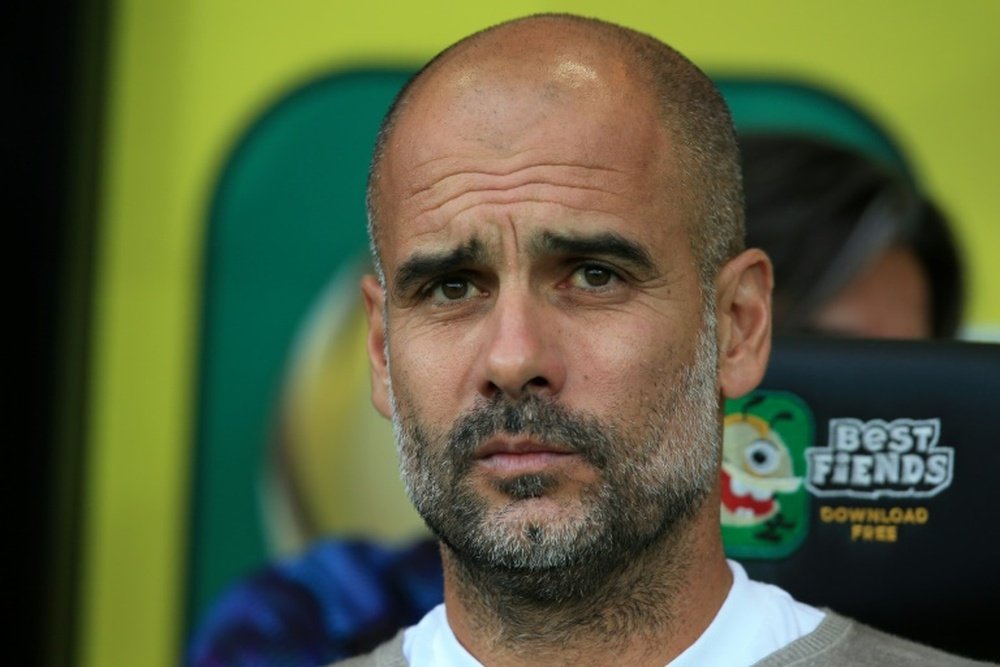 Pep no tiene prisa por renovar. AFP