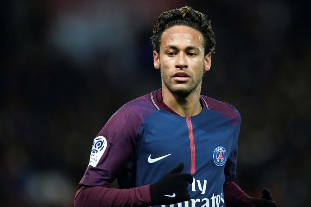 Neymar inquiète le Parc des Princes. AFP