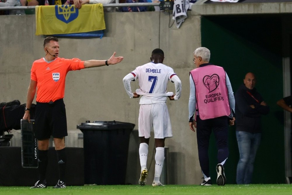 Dembélé ha un infortunio alla coscia. AFP