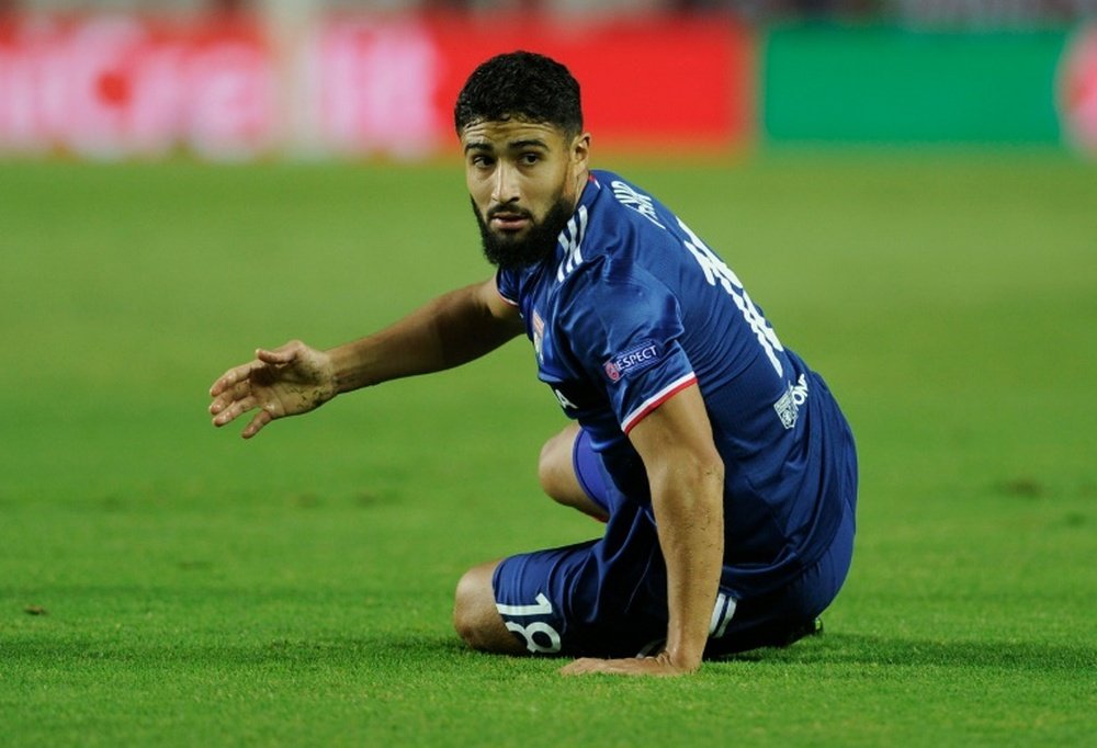Nabil Fekir quiere jugar al fútbol en España. AFP