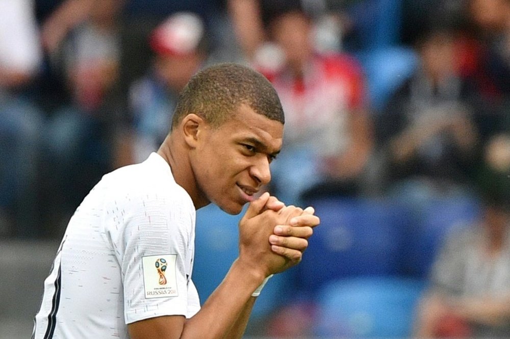 El atacante francés, ilusionado ante su primera final de la Copa de Mundo. AFP