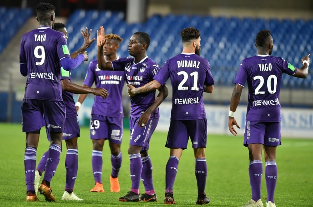 El Toulouse venció al Ajaccio por 0-3. AFP