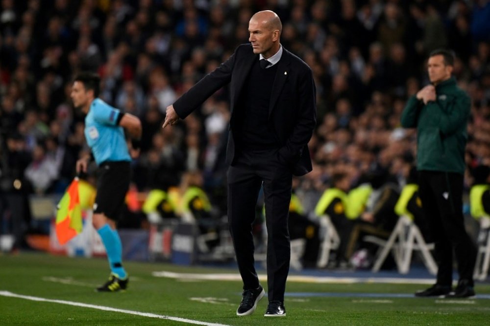 Zidane veut au moins gagner un titre. AFP