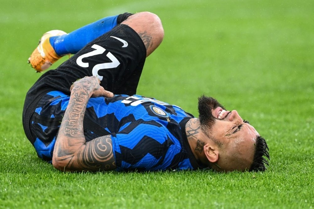 Vidal podría tener los días contados en el Inter. AFP