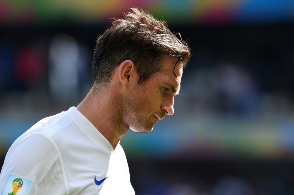 Lampard represented his country at three World Cups so knows of the pressure involved. AFP