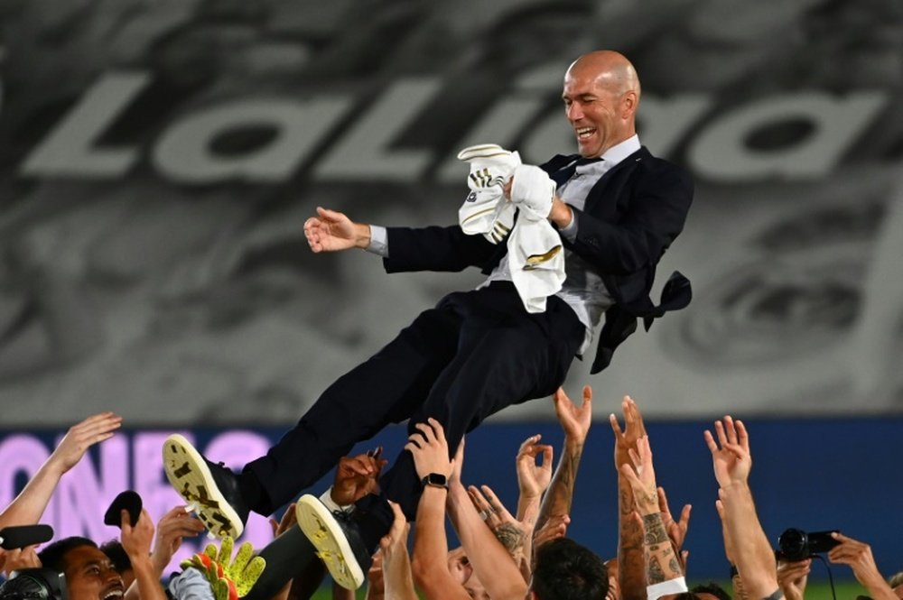 Zidane podría llevarse a Mbappé. AFP