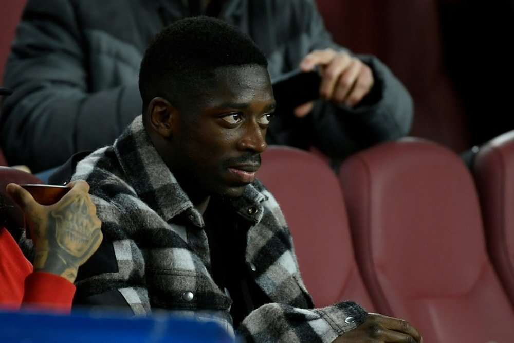 Dembélé will travel to Lisbon. AFP