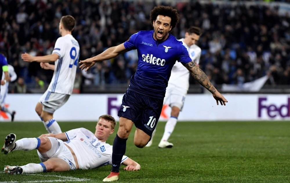 La Lazio venció 0-2 al Dinamo de Kiev. AFP/Archivo