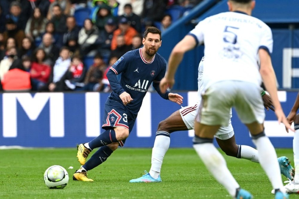 Messi há começa a deixar o seu impacto em Paris.AFP