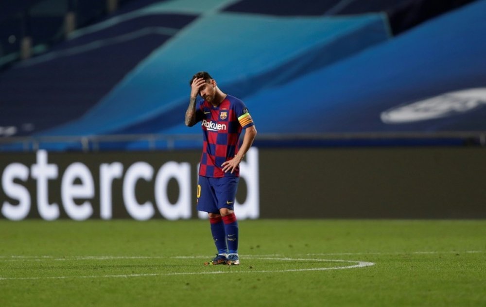 Messi envoie un fax au Barça pour s'en aller. AFP