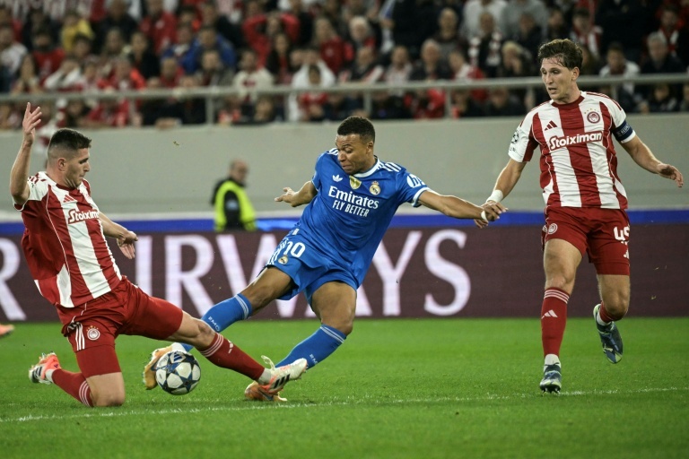 Mbappé Olympiakos-Real Madrid