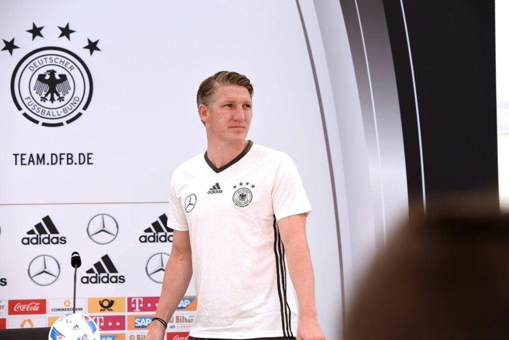 Bastian Schweinsteiger posiblemente haya jugado su último partido con Alemania. AFP