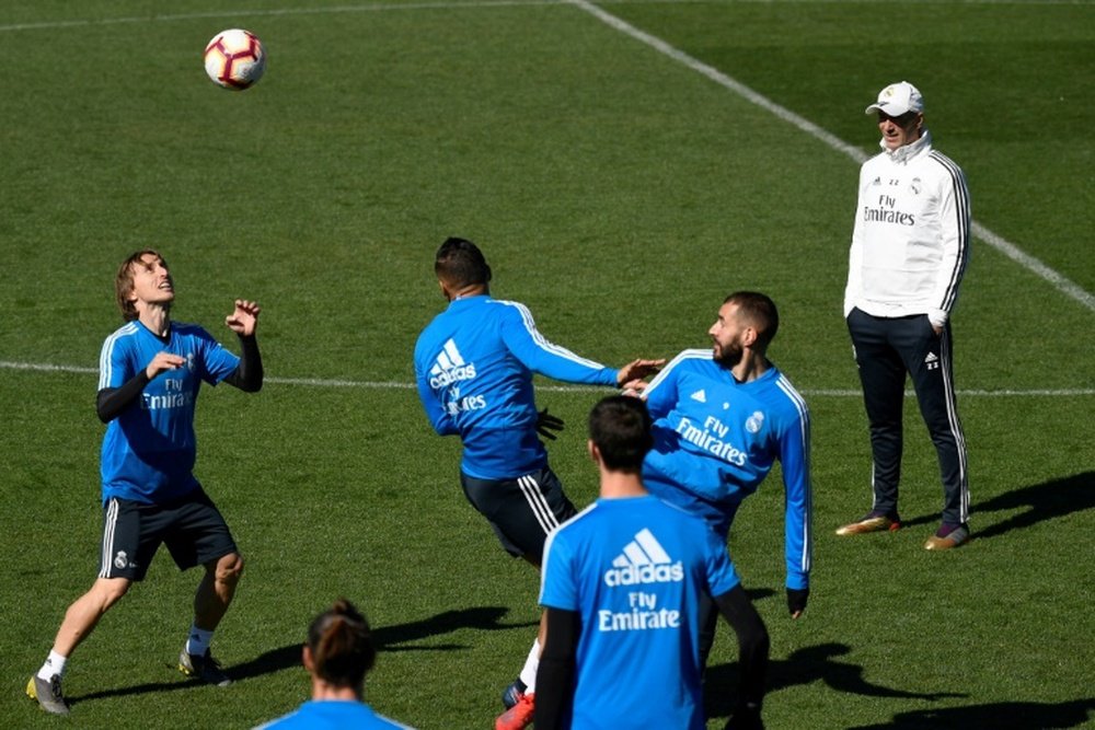 Zidane está cumpliendo con su 'casting'. AFP