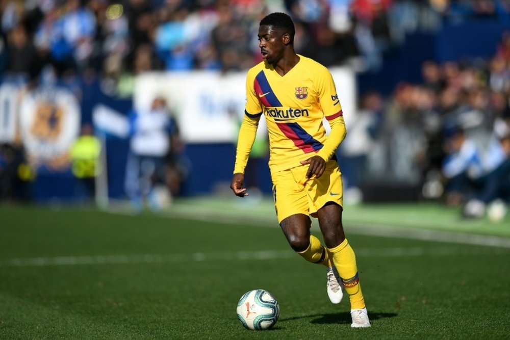 United esquece de Sancho e pensa em Dembélé. AFP