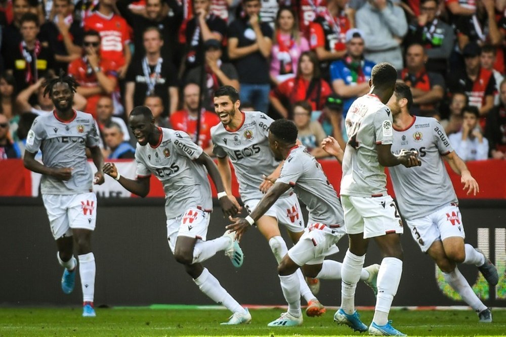 Les compos probables du match de Ligue 1 entre Montpellier et Nice. AFP