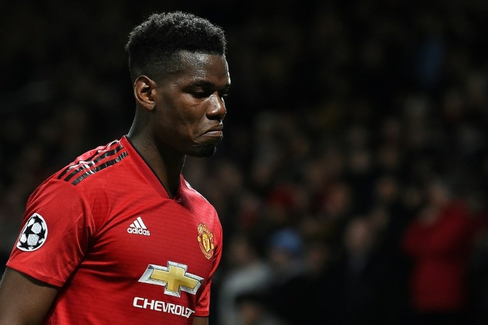 Paul Pogba no continuará salvo giro drástico en el Manchester United. AFP