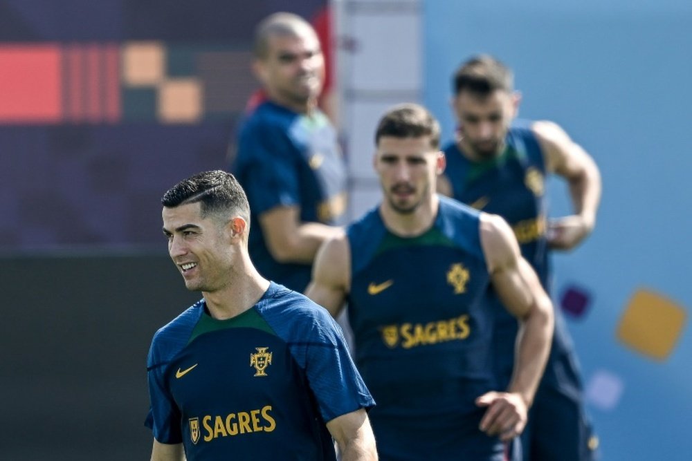 Ronaldo could not play against Nigeria due to a digestive issue. AFP