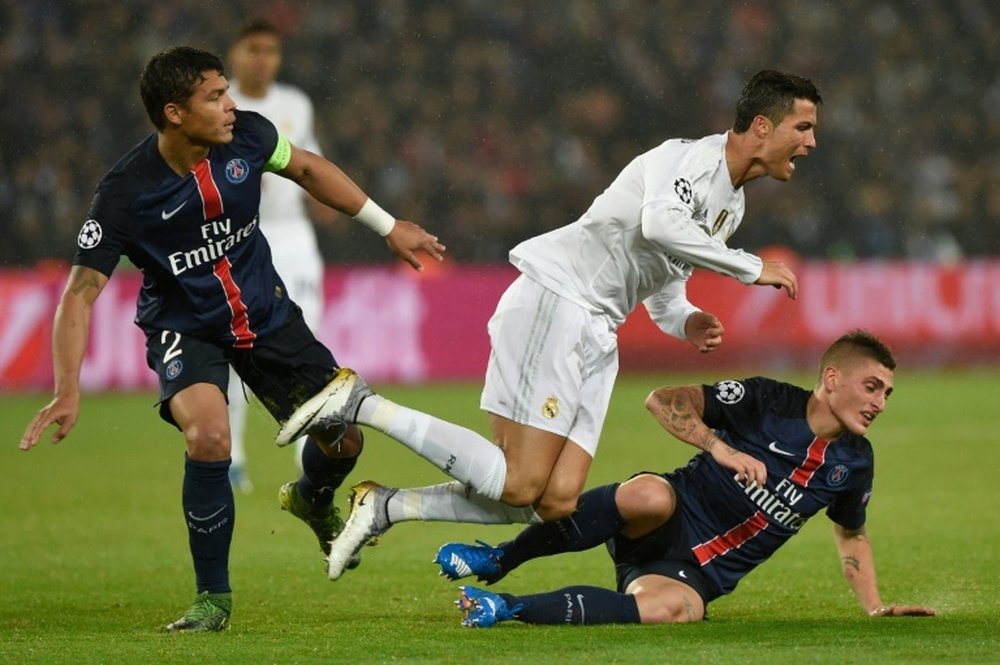 Las casas de apuestas se frotan las manos con el PSG-Madrid. AFP