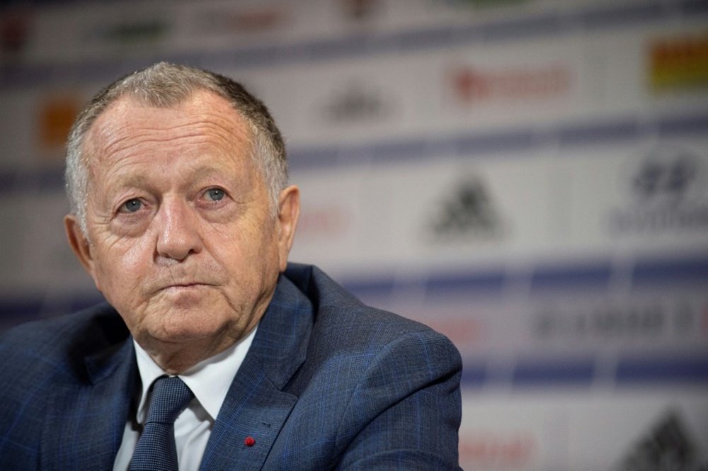 Lyon president Aulas wants the season to be declared null and void. AFP
