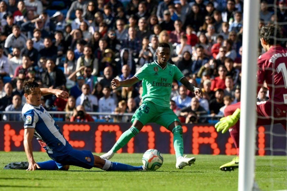 Butragueño halagó el juego de Vinicius, al que solo le faltó marcar. AFP