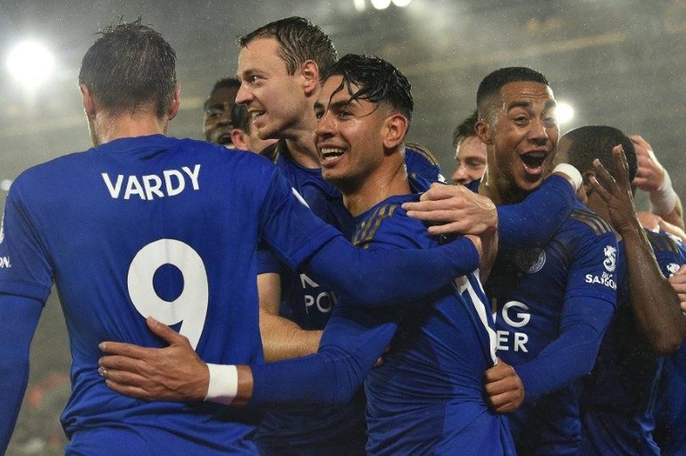 Vardy y Ayoze hicieron seis de los nueve goles del Leicester. AFP