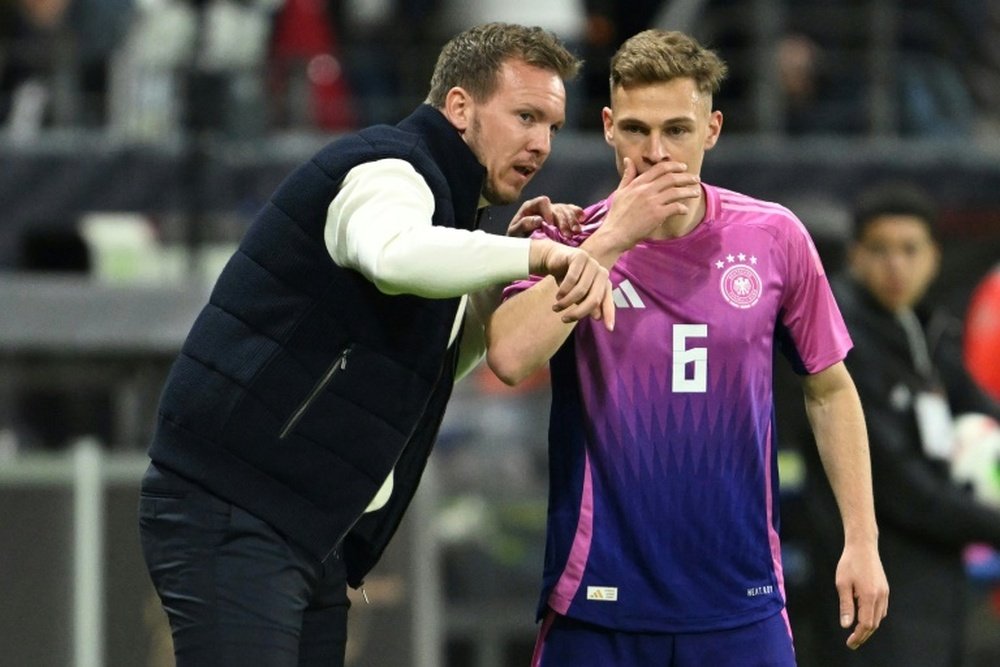 Kimmich spoke about Ter Stegen's long-term absence. AFP