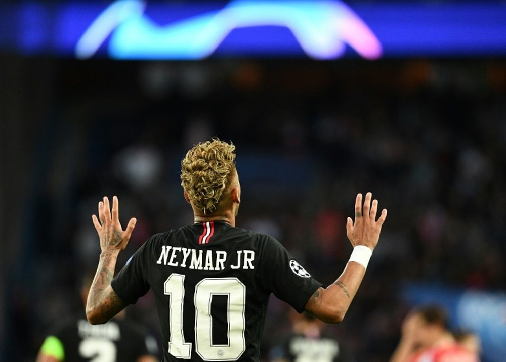 Neymar a rejoint le haut du tableau. AFP
