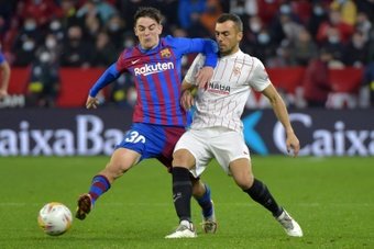 El Barça quiere cerrar cuanto antes la renovación de Gavi. AFP