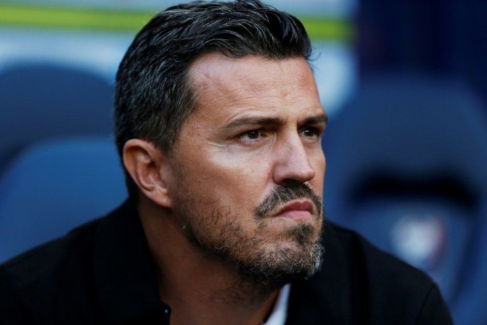 Oscar Garcia was in charge at St Etienne for five months. AFP