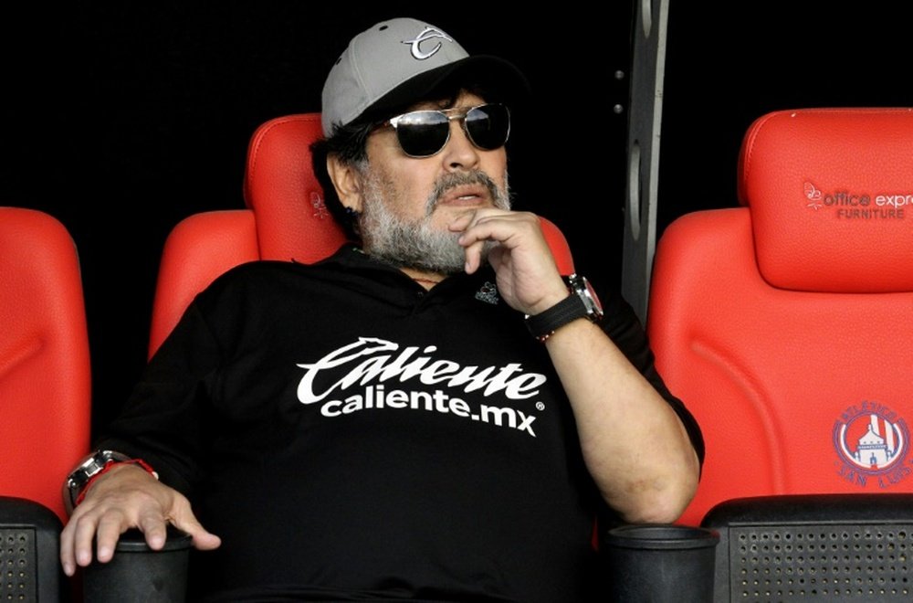 Maradona s'est exprimé au sujet de Messi. EFE