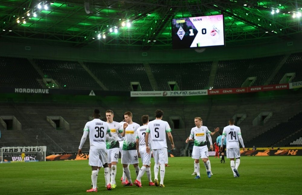 Les compos probables du match de Bundesliga entre Francfort et 'Gladbach. AFP