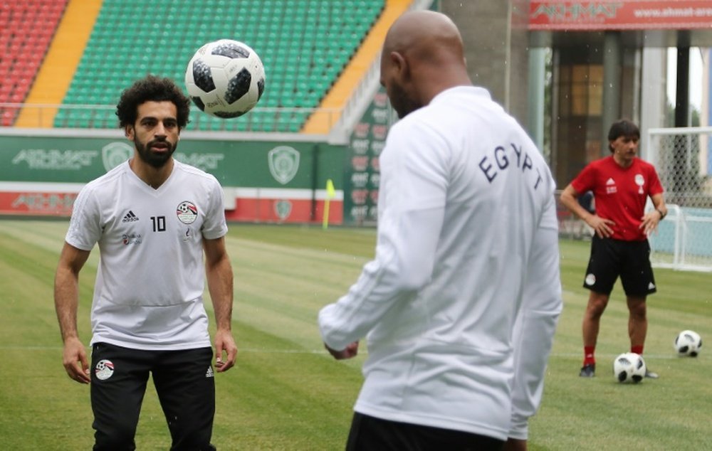 Salah va commencer son Mondial. AFP