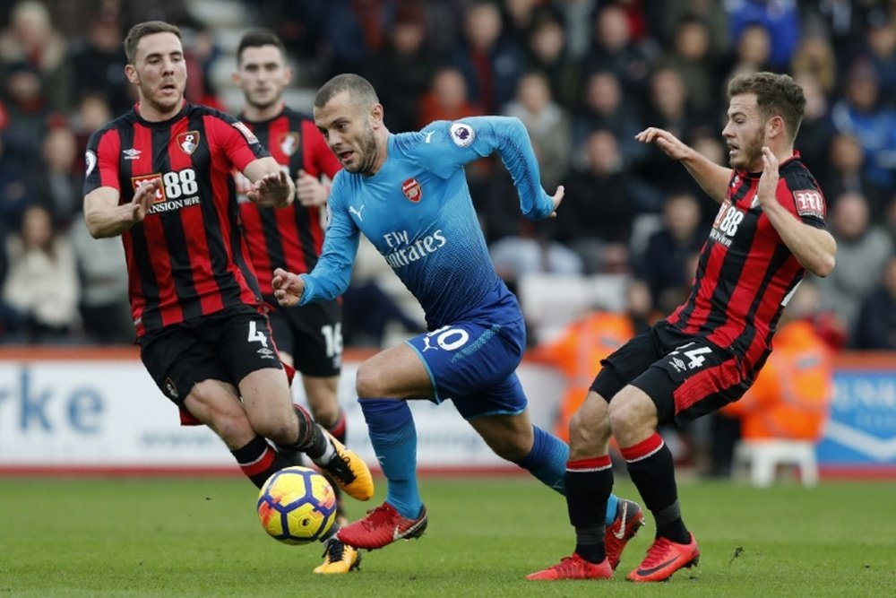 Redknapp criticised the current Arsenal team after their 2-1 defeat to Bournemouth. AFP