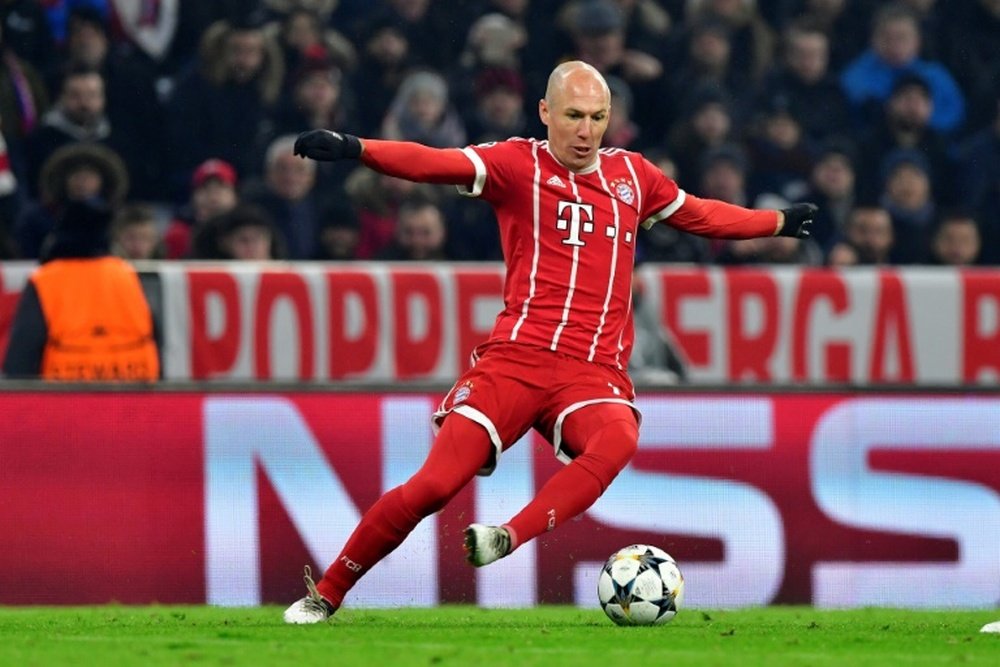 Robben has played with some great players. AFP