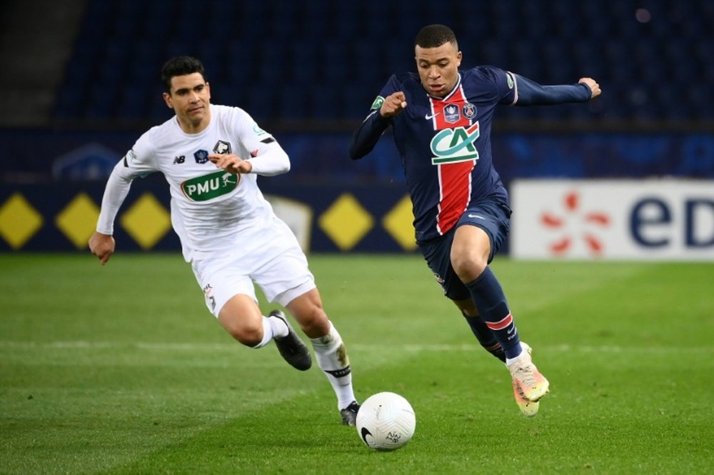Iago Aspas elige a Mbappé por encima de todos. AFP