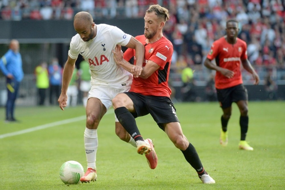 OFICIAL: suspendido el Tottenham-Rennes por un brote de COVID-19. AFP