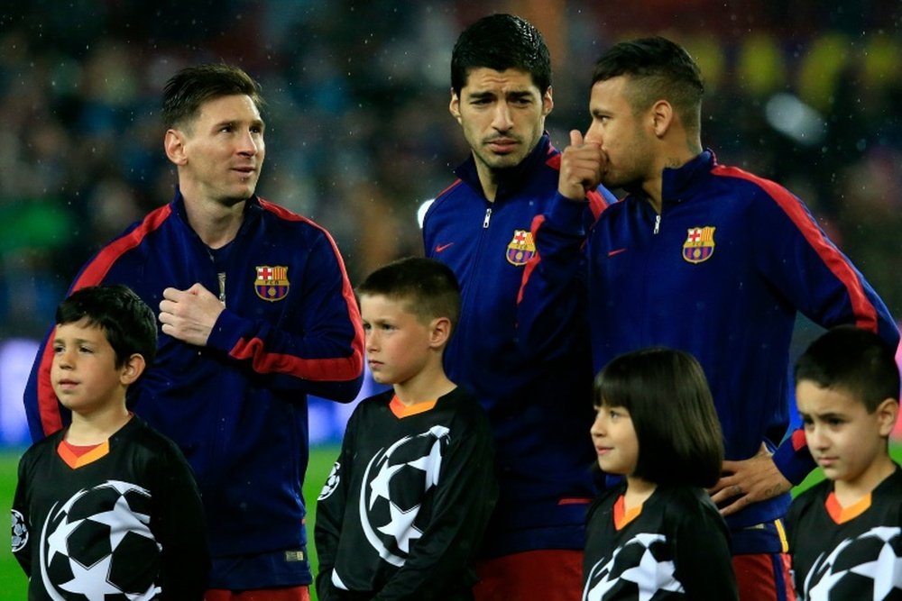 El Barcelona sigue buscando el sustituto ideal para la 'msn'. AFP