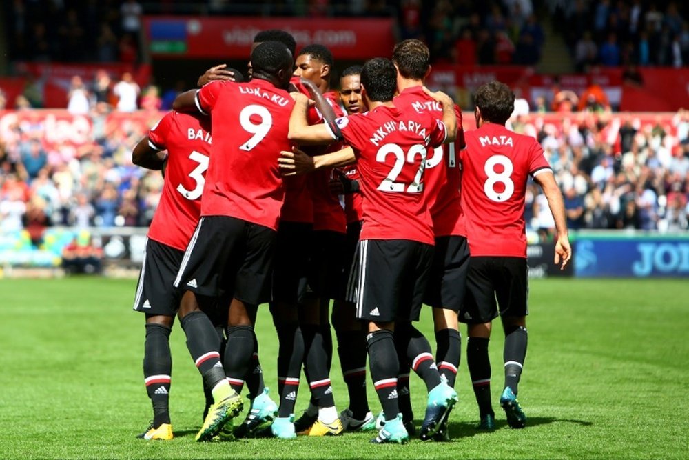 United have got off to a flying start in the new Premier League campaign. AFP