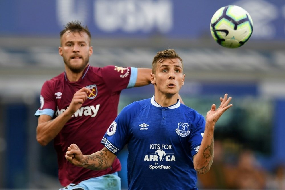 Lucas Digne has earned a call-up back to the French squad. AFP