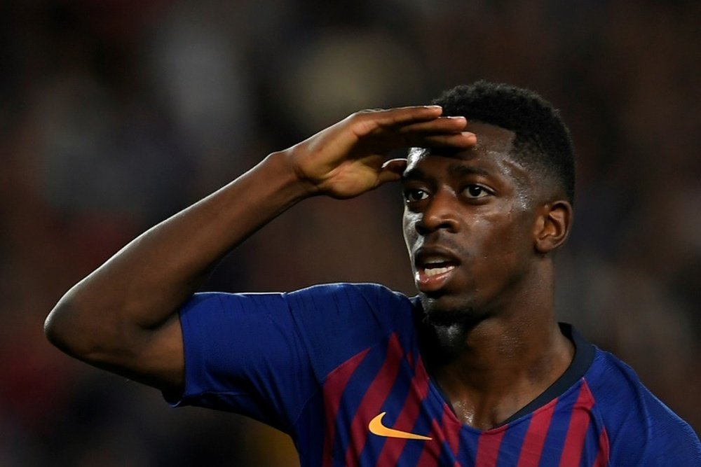 Dembélé no quiere dejar el Barça. AFP