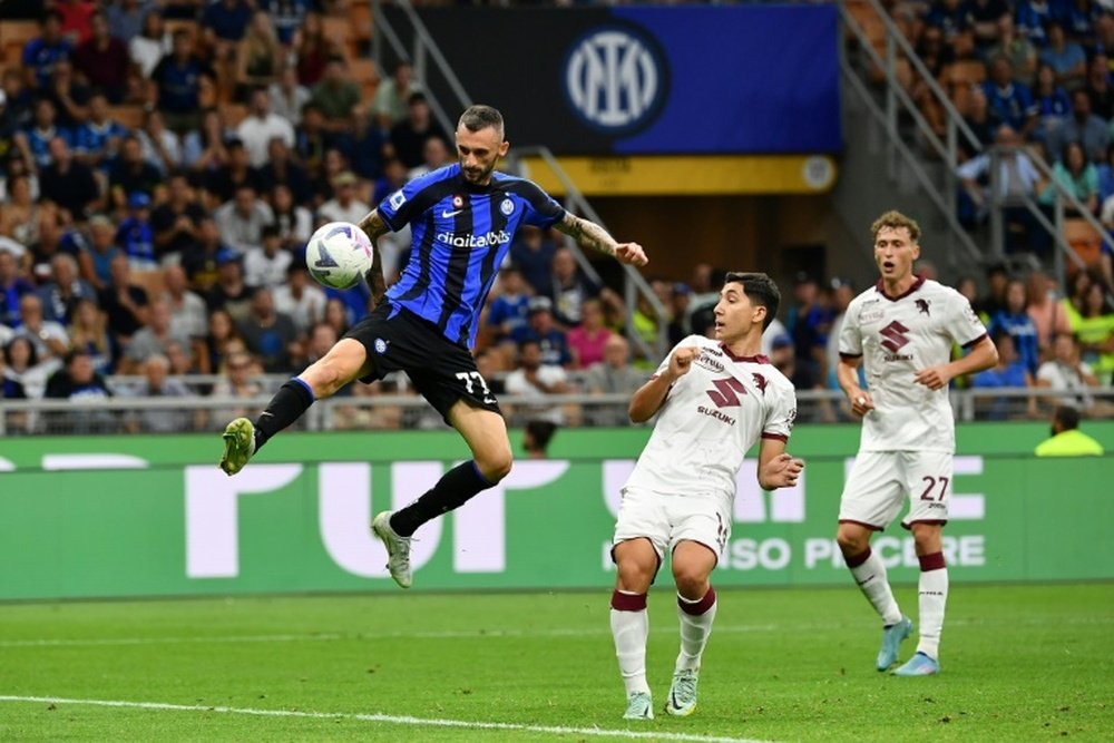 Le milieu de l'Inter Marcelo Brozovic. AFP