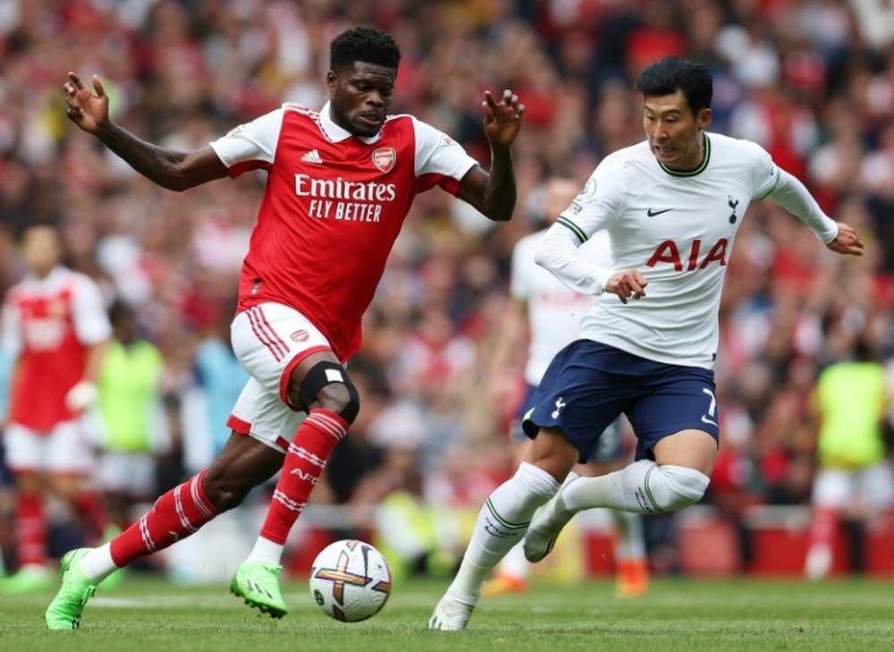 Partey joined Arsenal in 2020 from Atletico Madrid. AFP