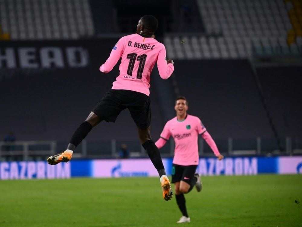 Enfin la bonne saison pour Ousmane Dembélé ? AFP
