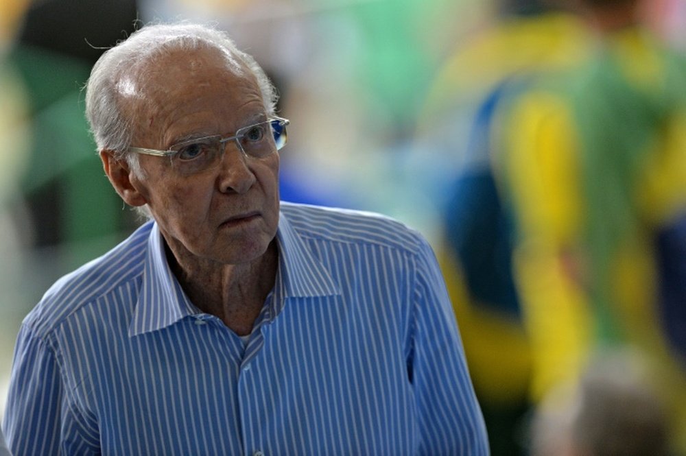 Zagallo fue hospitalizado al poco de inaugurarse los Juegos de Río. AFP